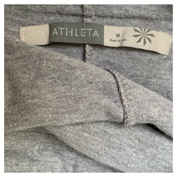 Athleta : grey Balsa burnout halter dress - Picture 8 of 12